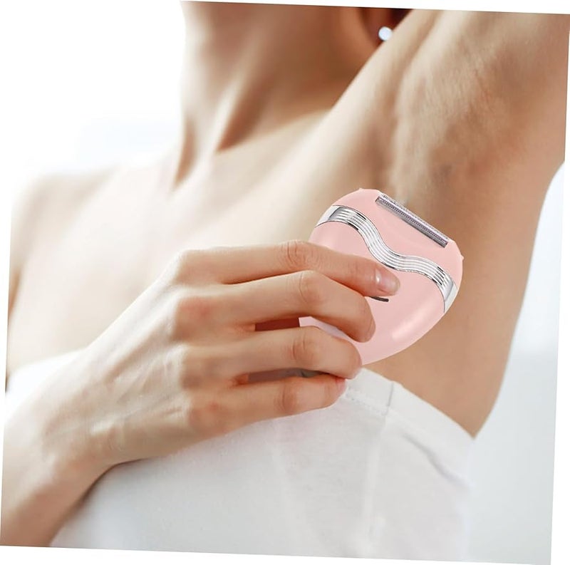 NOLITOY Portable Heart Shaped Electric Shaver for Women Hair Removal Sensitive Areas Underarm Legs Travel - Image 5